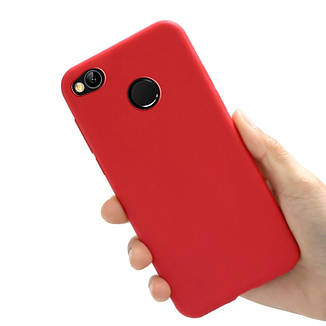 Захисний силіконовий чохол Xiaomi Redmi 4X Red, фото 2