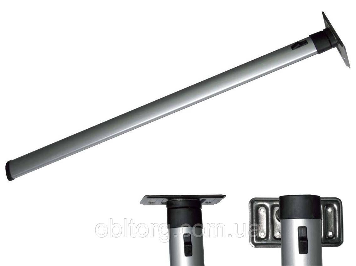 Опора для відкидного столу GIFF Ellio 710 матовий хром, фото 1