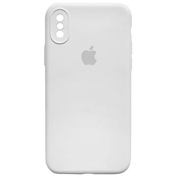 Чохол Silicone Full Camera для Apple iPhone X / XS White