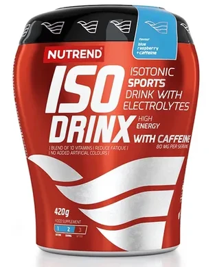 Ізотонік Isodrinx 420 г. (блакитна малина з кофеїном)