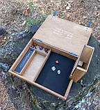 Dice Tower /Підземелля і Дракони /Вежа для кидання кубиків /Dice Tower "DnD" з гравіюванням, фото 4