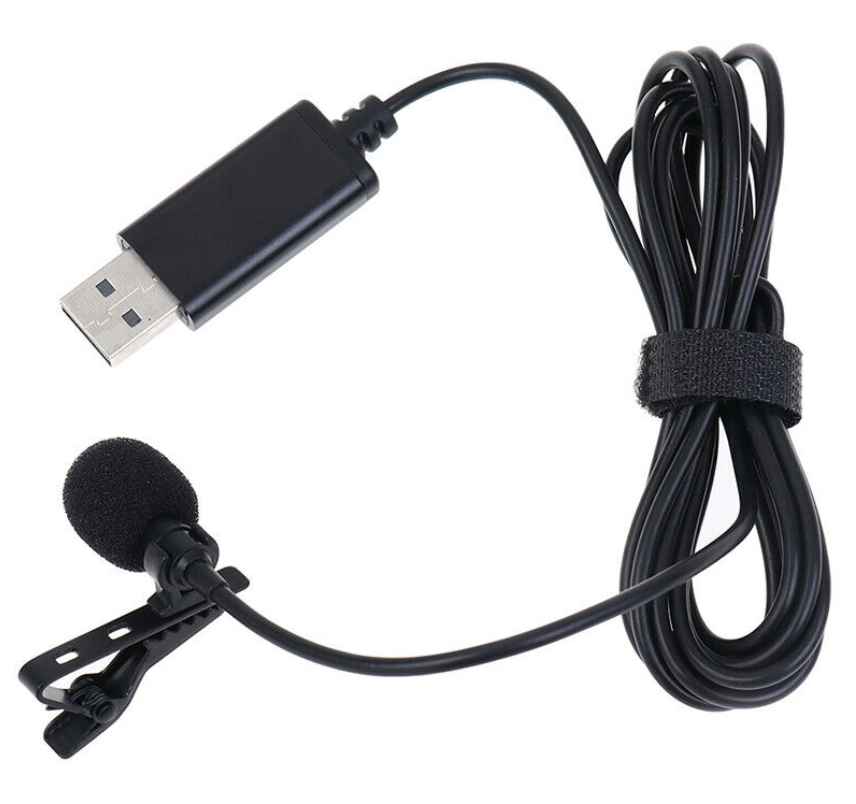 USB мікрофон - активний, чутливий, всеспрямований 360° Android Windows