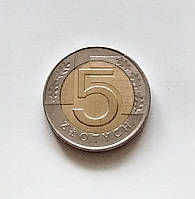 5 злотих Польща 1996 р.