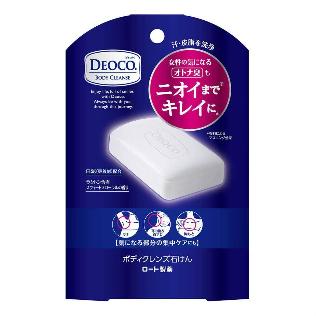 Мило проти запаху старого тіла ROHTO Deoco Body Cleanse Soap 75 грам