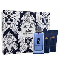 Набор DolceANDGabbana K by Dolce AND Gabbana Eau de Parfum для мужчин - set (edp 100 ml + a/sh 50 ml + sh/g