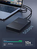 Корпус для жорсткого диска UGREEN 2,5-дюймовий USB C 3.1 Gen 2 - SATA III 6 Гбіт / с для SSD HDD 9,5, фото 7