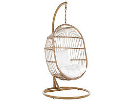 Підвісний стілець із ротанга PE Натуральний ALBA