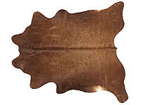 Ковер из воловьей кожи 3-4 м² золотисто-коричневый NASQU