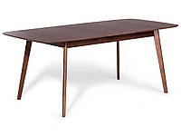 Раздвижной обеденный стол 150/190 x 90 см темное дерево MADOX