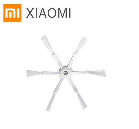 Бічна 6- лопастна щітка для робота-пилососа Xiaomi Mijia / RoboRock S50 / S55 S5 Max S6 Xiaowa Mop 2Pro 1шт, фото 3