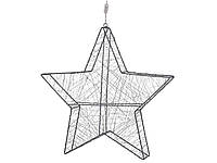 Уличный светодиодный подвесной декор Star 58 см Silver KURULA
