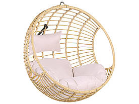 Підвісний стілець із ротанга PE Natural ASPIO