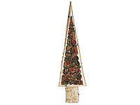 Декоративная фигурка Рождественская елка из светлого дерева TOLJA