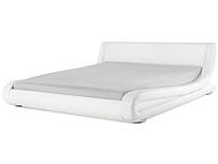 Кожаная кровать EU Super King Bed White AVIGNON