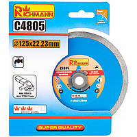 Диск алмазний відрізний 125 мм RICHMANN гладкий 7 мм мокрий різ (C4805)