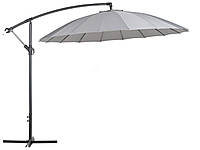 Садовый консольный зонт 2,68 м темно-серый CALABRIA II