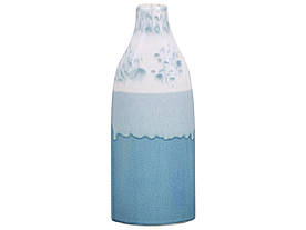 Ваза для квітів 35 см біло-блакитна CALLIPOLIS