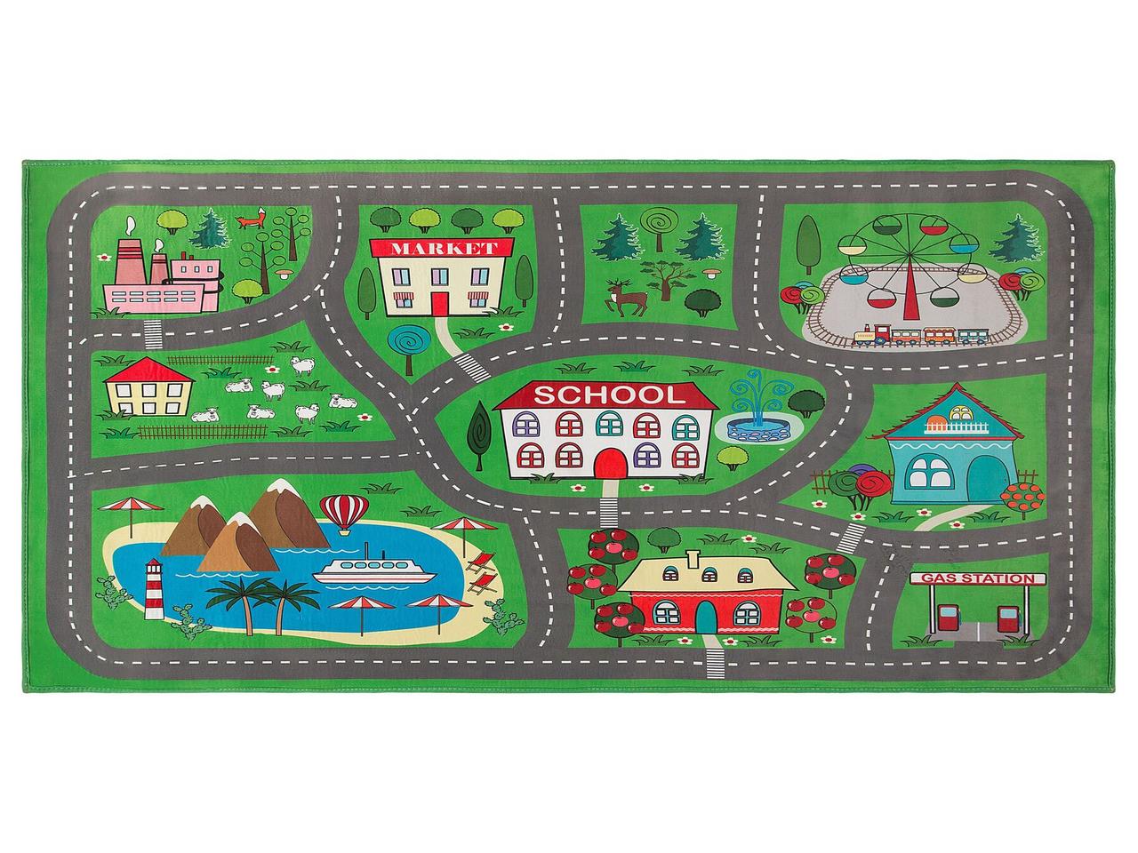 Kids Rug City Print 80 x 150 cm TUTAK, фото 1