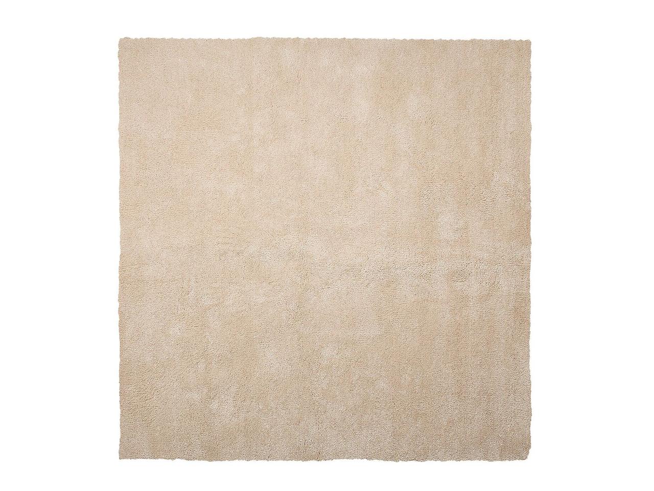 Килим кошлатий 200 x 200 см Бежевий ДЕМРЕ, фото 1