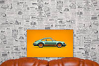 Porsche 911 Singer. Картина на холсте. 30х50 см.