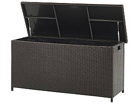 Коробка для зберігання з ротанга PE 126 x 46 см Коричневий MODENA