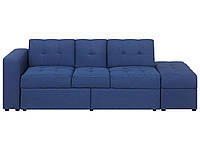 Секционный диван-кровать с оттоманкой темно-синий FALSTER