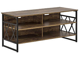 Тумба під ТВ Dark Wood з чорним CARLISLE