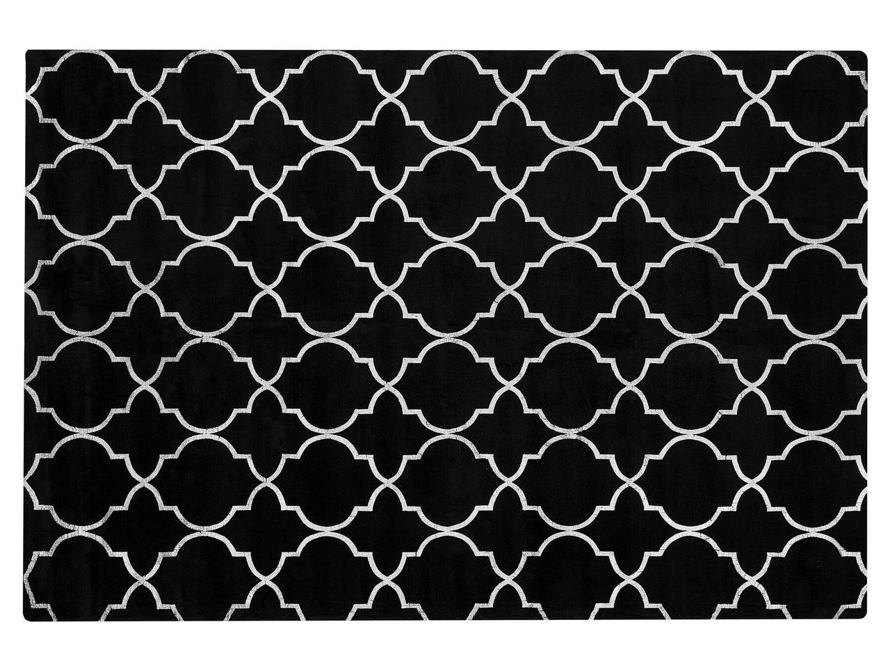 Viscose Rug 140 x 200 cm Black YELKI, фото 1