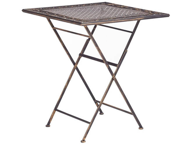 Металлический Садовый Стол Бистро 70 x 70 см Черный BORMIO, цена 3662 ...