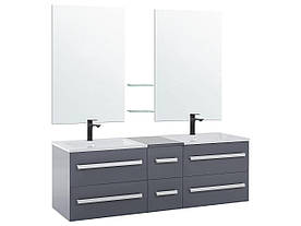 Комплект меблів для ванної MADRID сірий