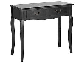 Консольний стіл з 2 шухлядами, чорний KLAWOCK