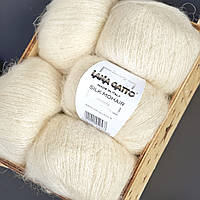 Lana Gatto Silk Mohair 6028 Молочний