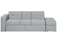 Секционный диван-кровать с оттоманкой светло-серый FALSTER