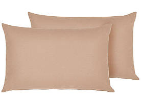 Набір з 2 садових подушок 50 x 70 см пісочно-бежевий