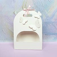 Флористичний кошик   "Бабочки" Лаванда