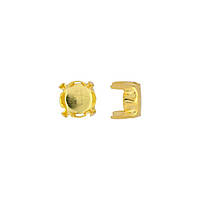 Оправи Beadalon для нанизування на плоску меморі дріт, 6 мм, колір золото