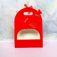 Флористичний кошик   "Метелики" Червоний