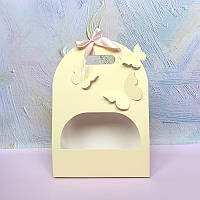 Флористичний кошик   "Метелики" Ваніль