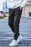 Чоловічі хакі джоггери коттонові штани карго зелені весняні | літні | осінні, фото 2