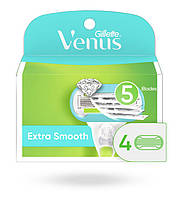 Сменные картриджи для бритья женские (Лезвия) Venus Extra Smooth Embrace 4шт