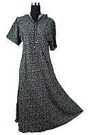 Платье длинное с капюшоном 48-54 универсальный размер (C4138)