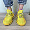 Чоловічі кросівки Adidas Yeezy Boost 350 V2 Yellow Full Reflective Адідас Ізі 350 Рефлектив, фото 6