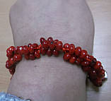 Браслет із натурального корала "Малинка", фото 5
