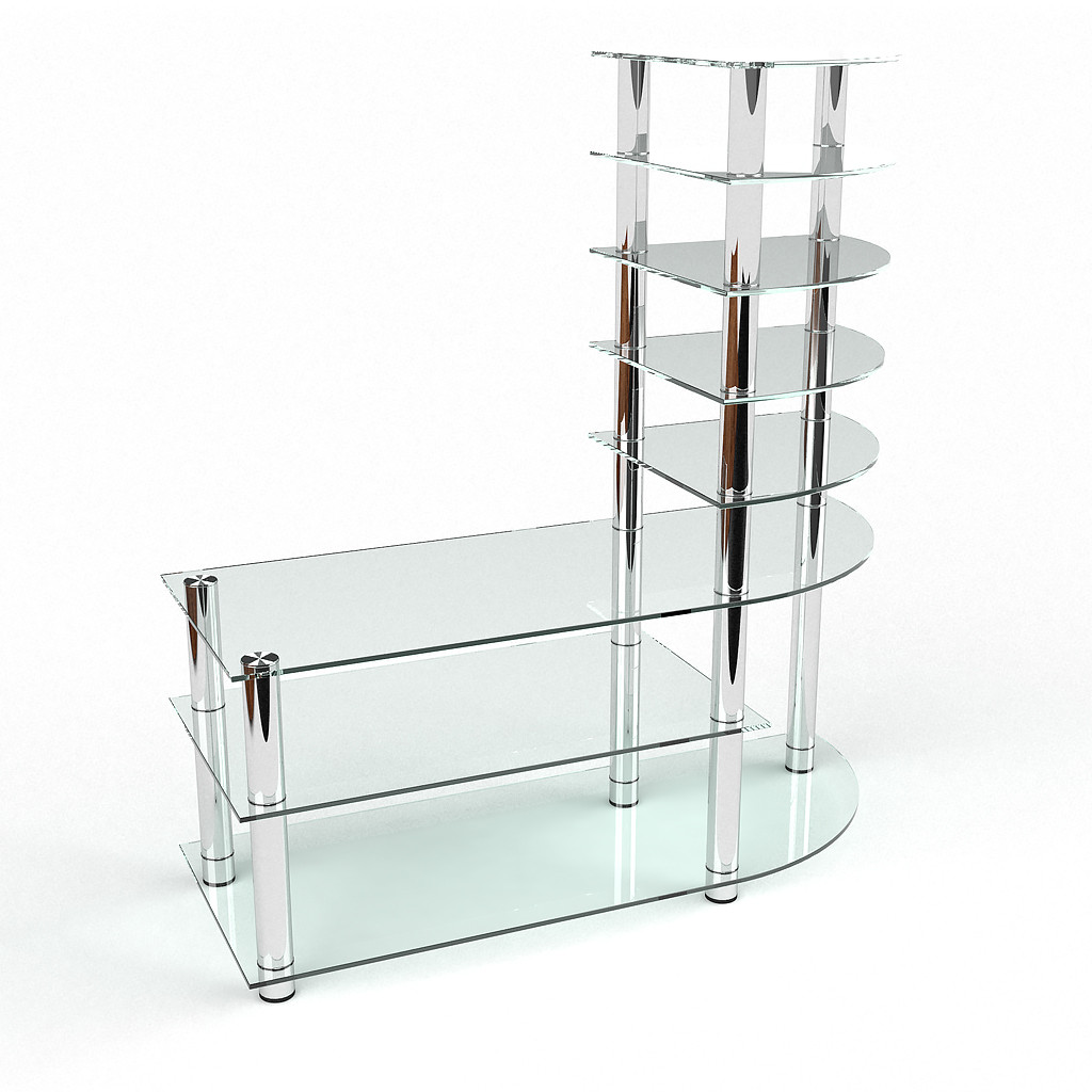 Тумба для ТВ зі скла у вітальню Авіон БЦ-Стол, фото 1