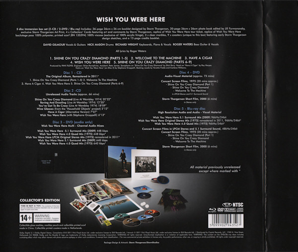 (ID#1584608473),　Here　3900　Were　Wish　Box　Pink　на　Immersion　(CD+DVD+BD)　Set　Floyd　₴,　купить　You　цена: