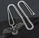 Кулон чоловічий із ланцюжком Підвіска Амулет Орел, фото 6