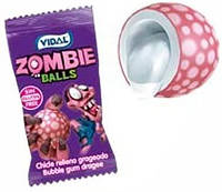 Жувальні гумки БЕЗ ГЛЮТЕНУ Зомбі Болс Vidal Zombie Balls 5 м Іспанія