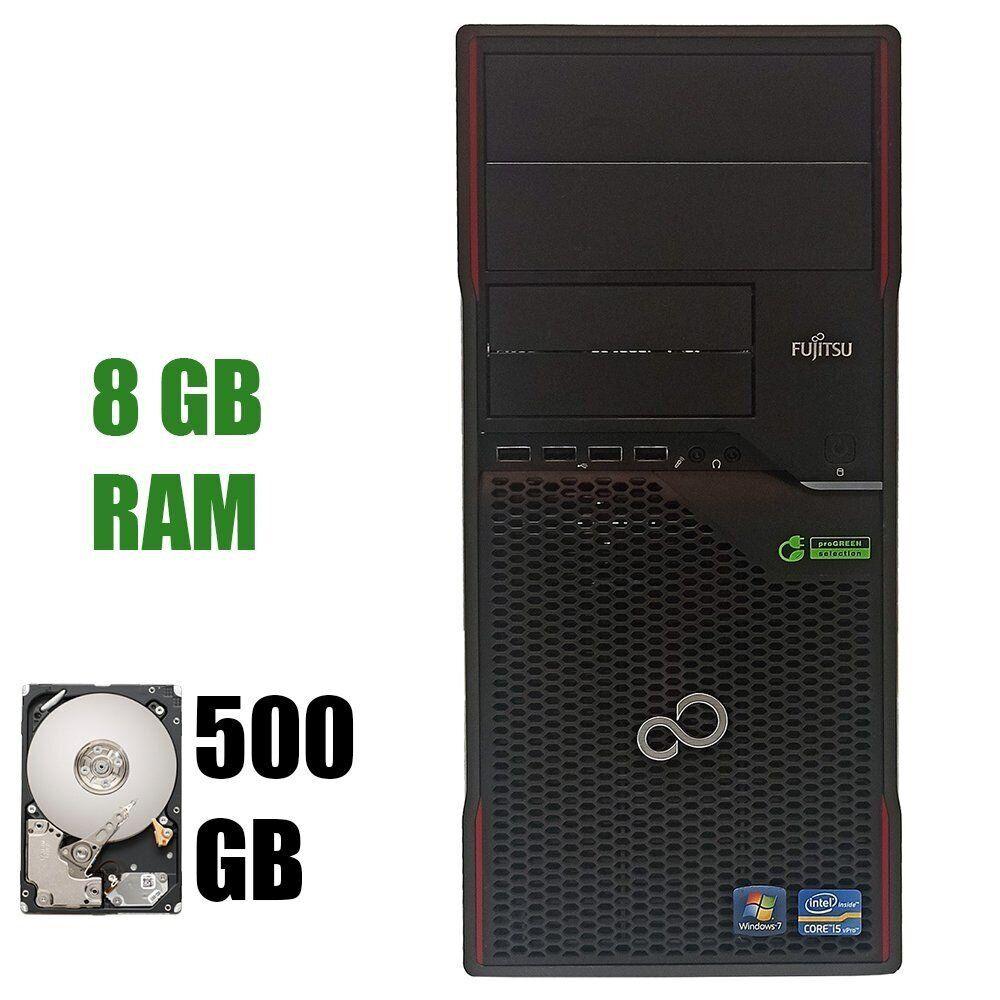 Системний блок Fujitsu Esprimo P900 Tower / Intel Core i3-2 (4) ядра 3.1 GHz) / 8 GB DDR3 / 500 GB HDD /
