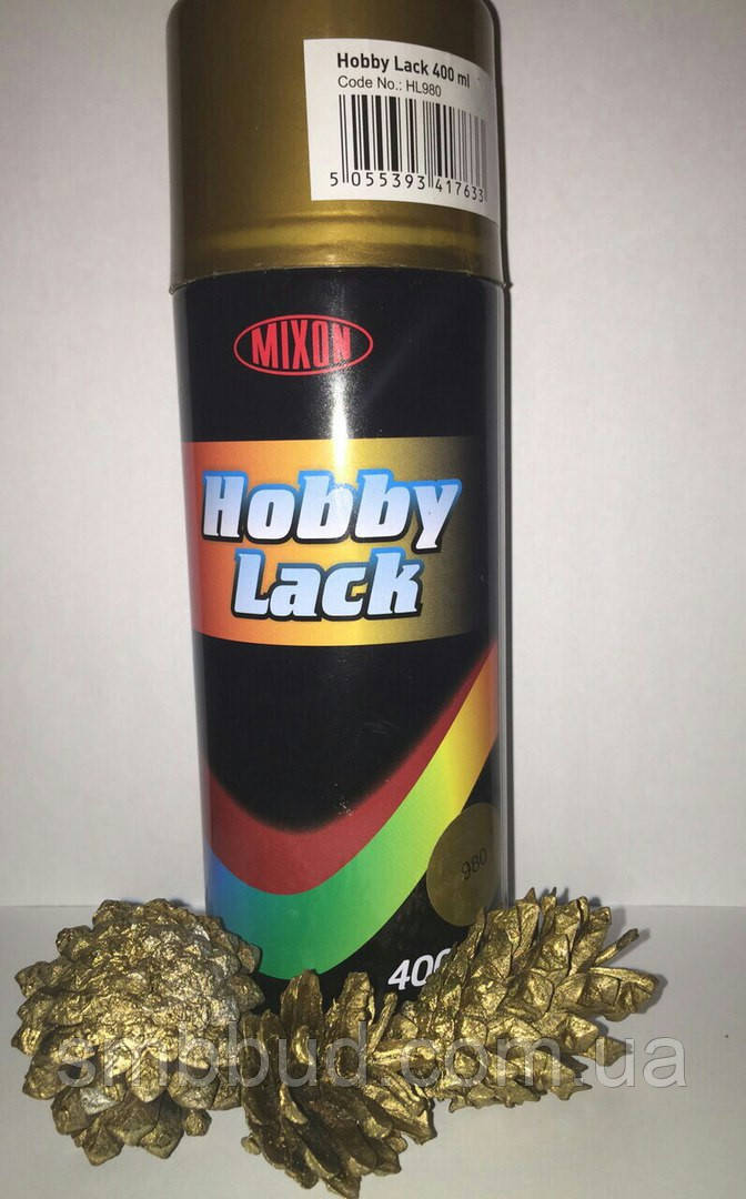 Аерозольна фарба Hobby Lack золотистий 980