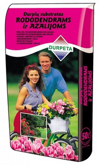 Торфяний субстрат для рододендронів та азалій, 50 л, Durpeta pH 4,8- 4,8, фото 1